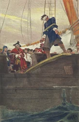 Walking the Plank, engraved by Anderson